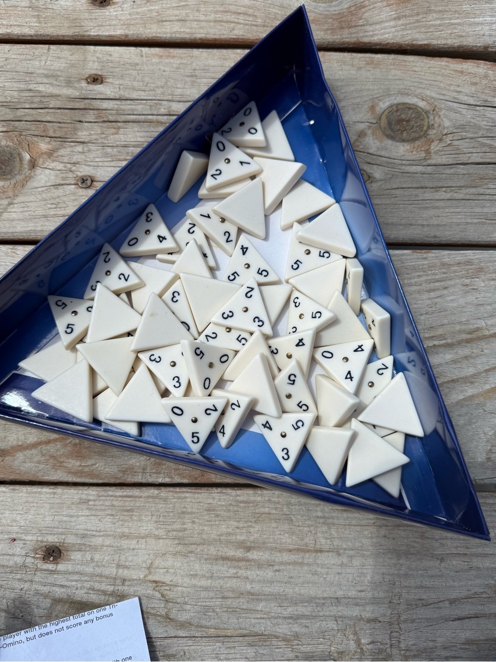 Deluxe Tri-Ominos Triangle Game - Picture 6 of 6